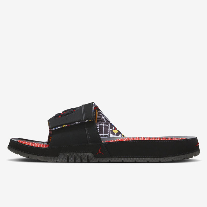 Jual Sandal Sneakers Air Jordan Hydro Viii 8 Retro Slides Black Red Original Fd7674-001 - hoopspoint.com