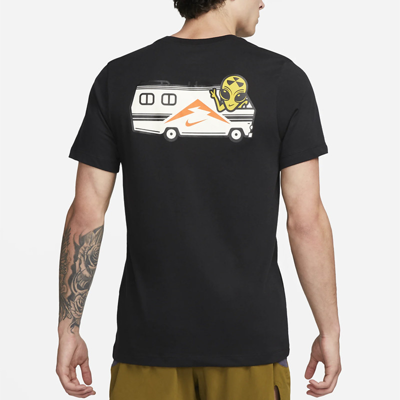 Jual Baju Trail Nike Dri-Fit Running Tee Black Original Fj2355-010 - hoopspoint.com