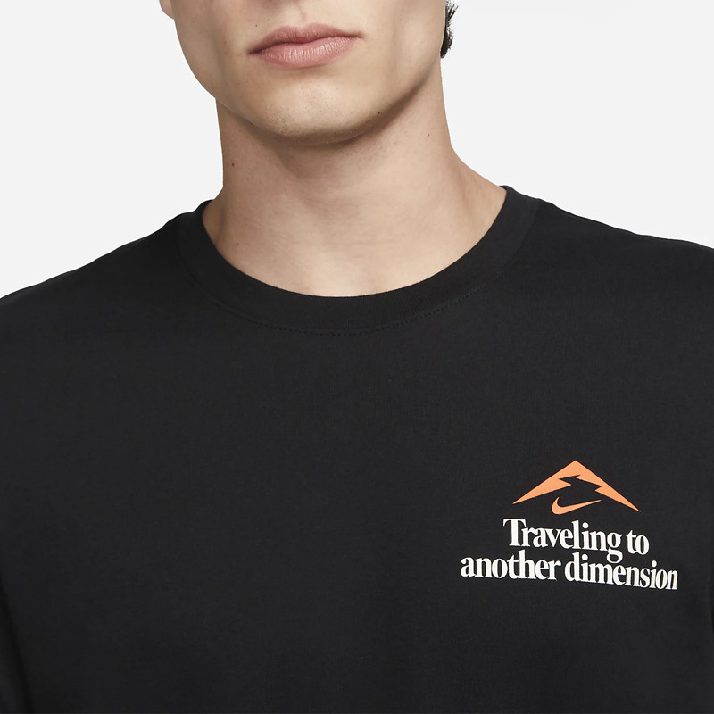 Jual Baju Trail Nike Dri-Fit Running Tee Black Original Fj2355-010 - hoopspoint.com