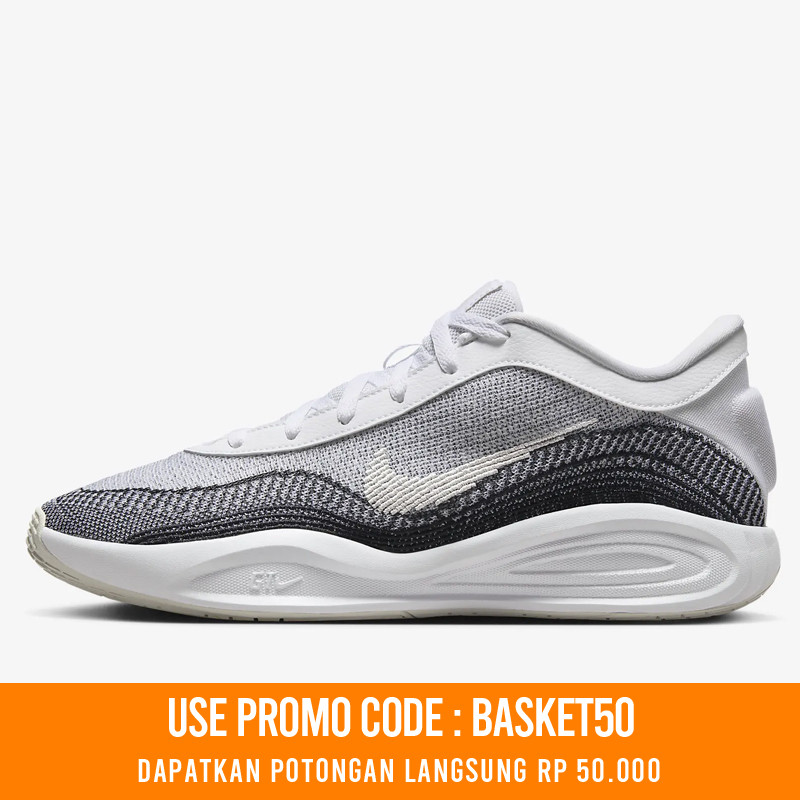 Beli Sepatu Basket Nike G.t. Hustle Academy Ep White Original Fj7808-100