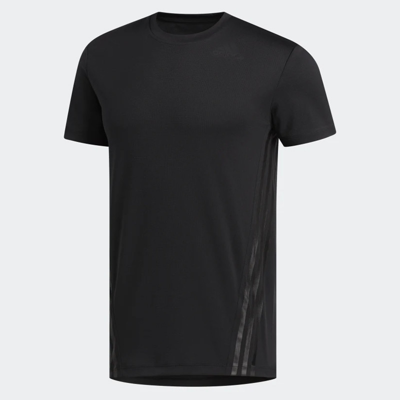 Jual Baju Training Adidas Aeroready 3-Stripes Tee Black Original Fl4309 - hoopspoint.com