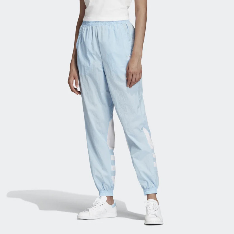 Jual Celana Sneakers Wanita Adidas Wmns Big Logo Track Pants Clear Sky Original Fm2560 - hoopspoint.com