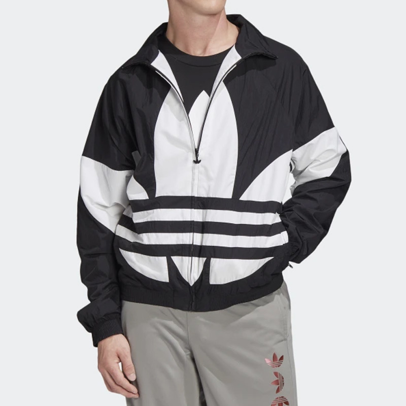 Jual Baju Sneakers Adidas Big Trefoil Track Jacket Black Original Fm9892 - hoopspoint.com