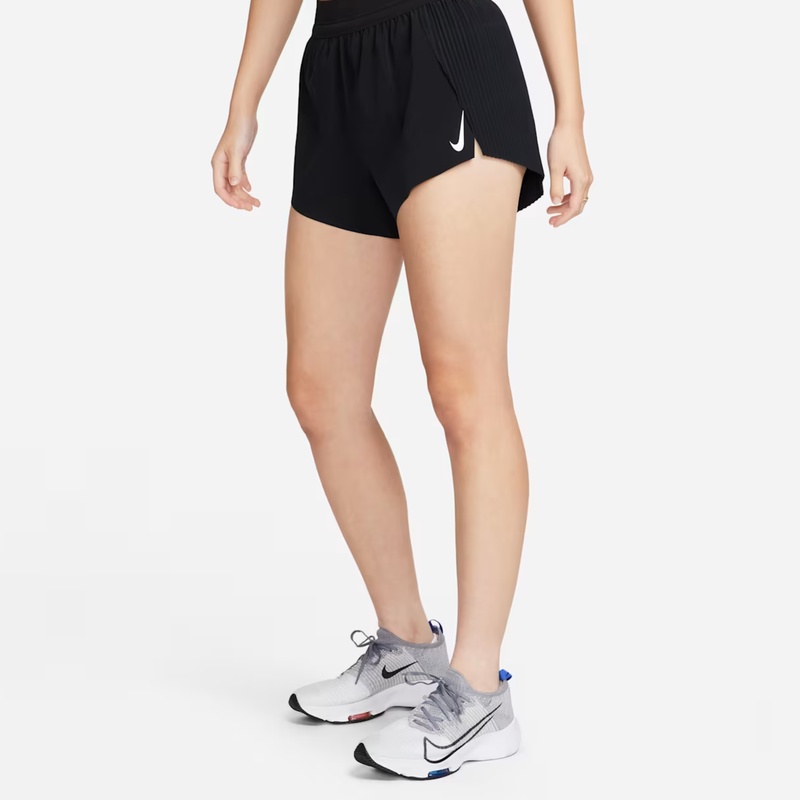 Jual Celana Lari Wanita Nike Wmns Aeroswift Black - White Original Fn2329-010 - hoopspoint.com