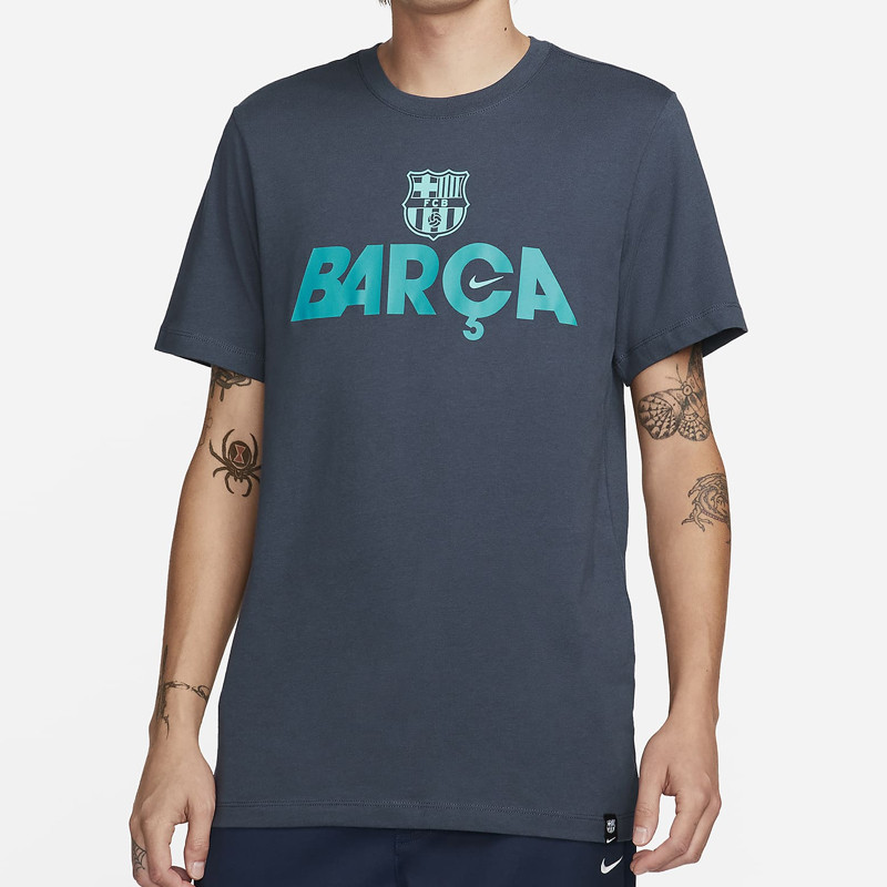 Jual Baju Training Nike Fc Barcelona Mercurial Tee Thunder Blue Original Fn2535-437 - hoopspoint.com