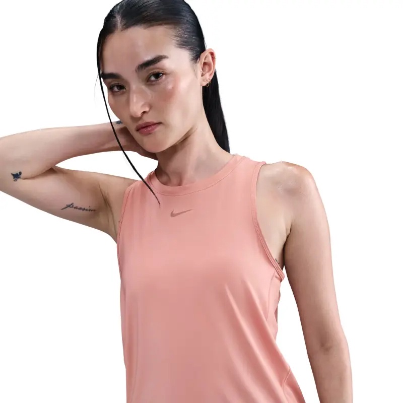 Jual Baju Training Wanita Nike Wmns As W Nk One Classic Df Tank Rust Pink Original Fn2809-685 - hoopspoint.com