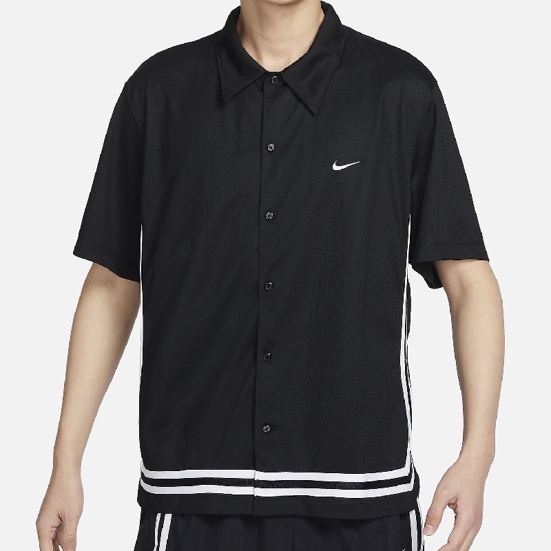 Jual Baju Basket Nike Crossover Dri-Fit Tee Black Original Fn2876-010 - hoopspoint.com