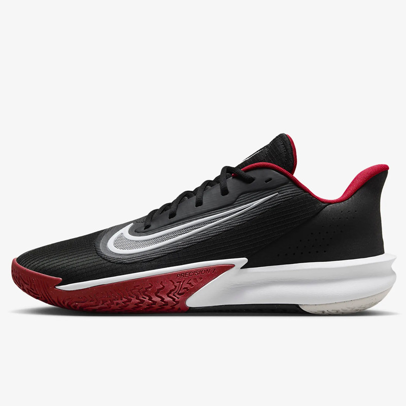 Beli Sepatu Basket Nike Precision 7 Black Red Original Fn4322-002