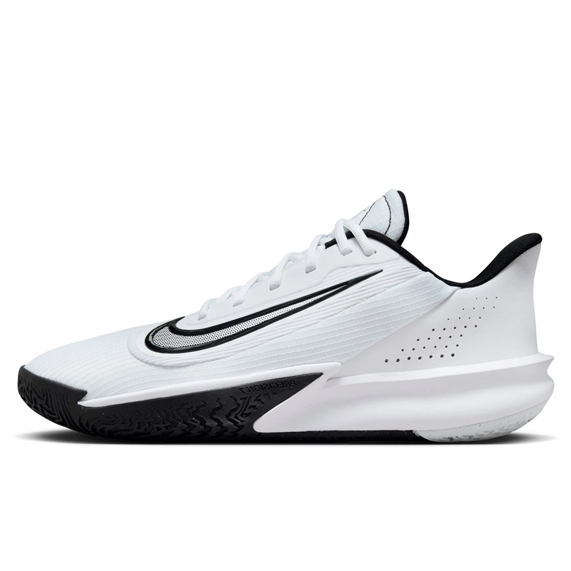 Jual Sepatu Basket Nike Precision 7 White Black Original Fn4322-101 - hoopspoint.com