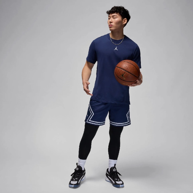 Jual Baju Basket Air Jordan Sport Dri-Fit Tee Midnight Navy Original Fn5829-410 - hoopspoint.com