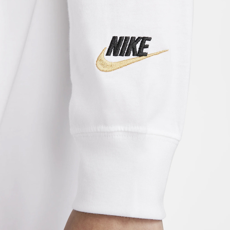 Jual Baju Sneakers Wanita Nike Wmns Sportswear Long Sleeve Top White Original Fn7217-100 - hoopspoint.com