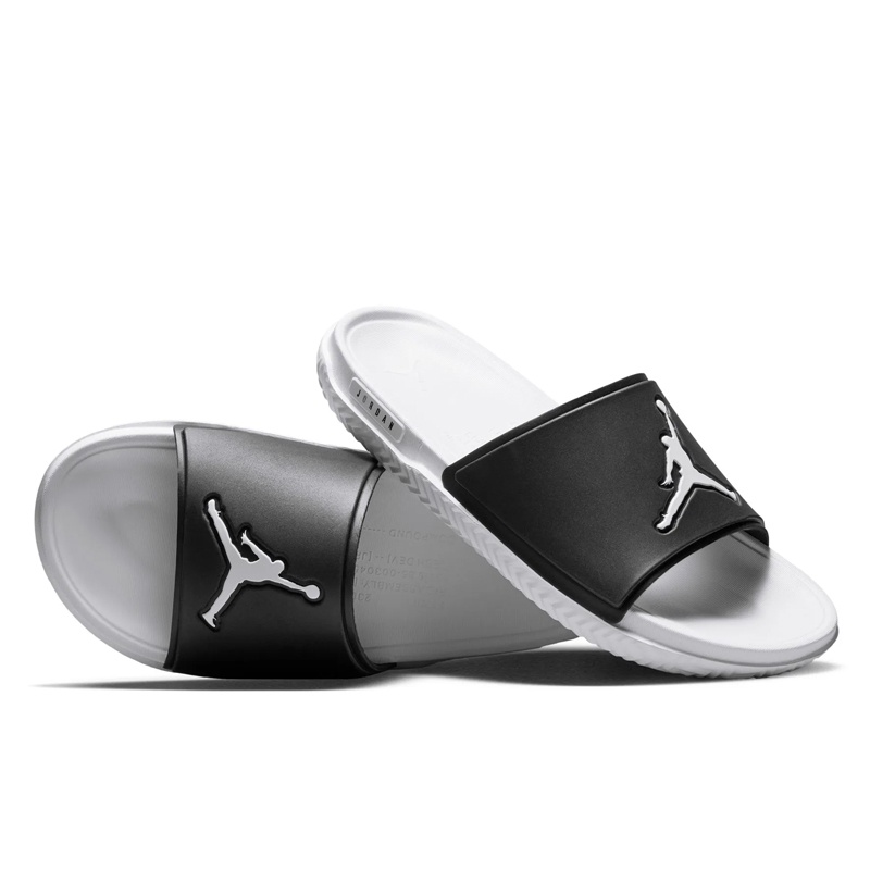 Jual Sandal Basket Air Jordan Jumpman Slide White Black Original Fq1598-010 - hoopspoint.com