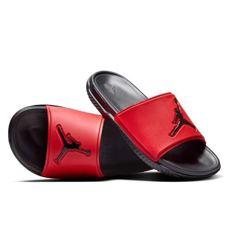 Jual Sandal Basket Air Jordan Jumpman Slide Black Red Original Fq1598-600 - hoopspoint.com