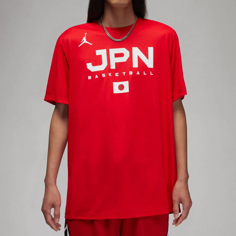 Jual Baju Basket Air Jordan Japan Dri-Fit Tee Red Original Fq5939-657 - www.hoopspoint.com