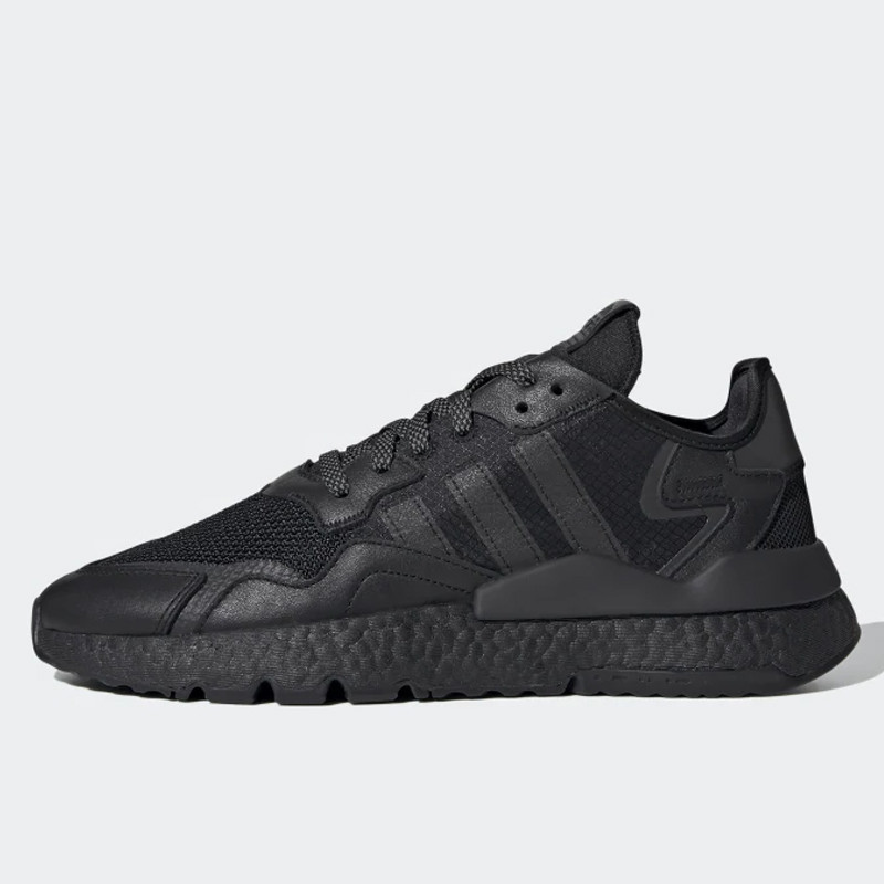 Jual Sepatu Sneakers Adidas Nite Jogger Triple Black Original Fv1277 - hoopspoint.com