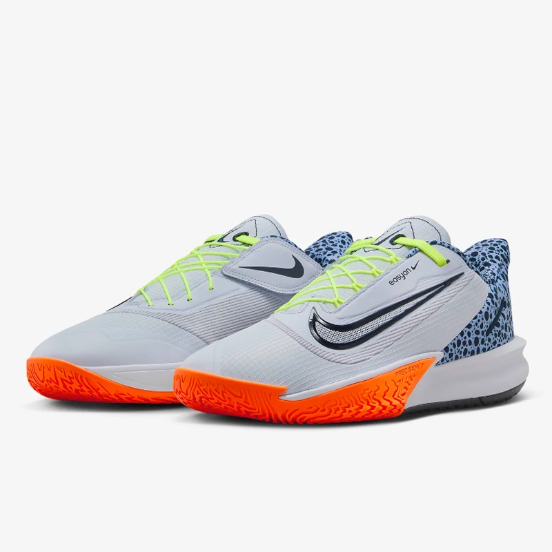 Jual Sepatu Basket Nike Precision 7 Easyon Electric Football Grey Original Fv1289-001 - hoopspoint.com