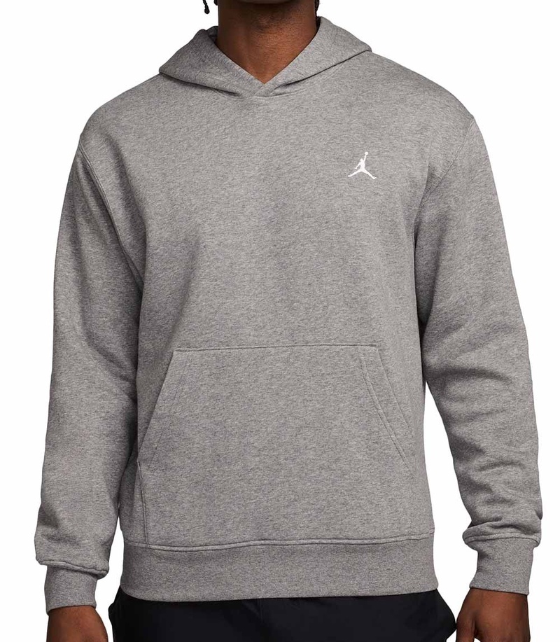 Jual Baju Basket Air Jordan Brooklyn Fleece Pullover Hoodie Grey Original Fv7281-091 - hoopspoint.com