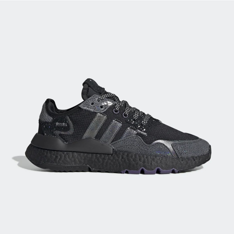 Jual Sepatu Sneakers Wanita Adidas Wmns Nite Jogger Core Black Original Fw1574 - hoopspoint.com