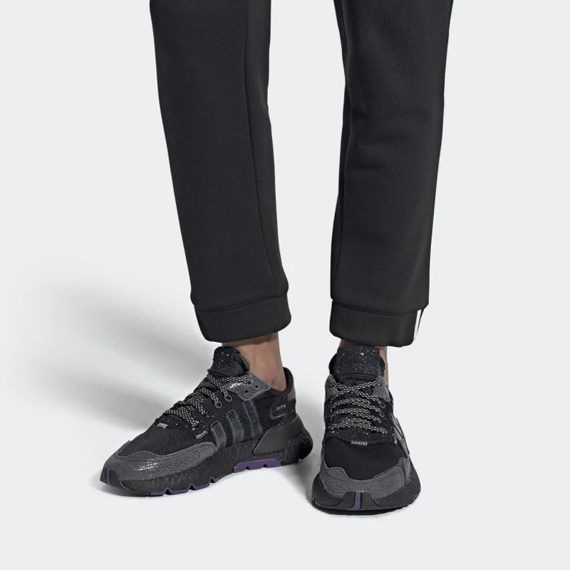 Jual Sepatu Sneakers Wanita Adidas Wmns Nite Jogger Core Black Original Fw1574 - hoopspoint.com
