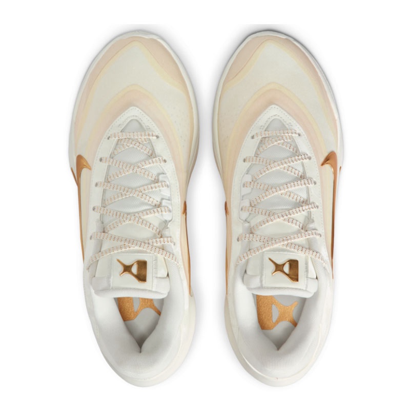Jual Sepatu Basket Wanita Nike Wmns A'one Ep Sail-Metallic Gold Original Fz8606-102 - hoopspoint.com