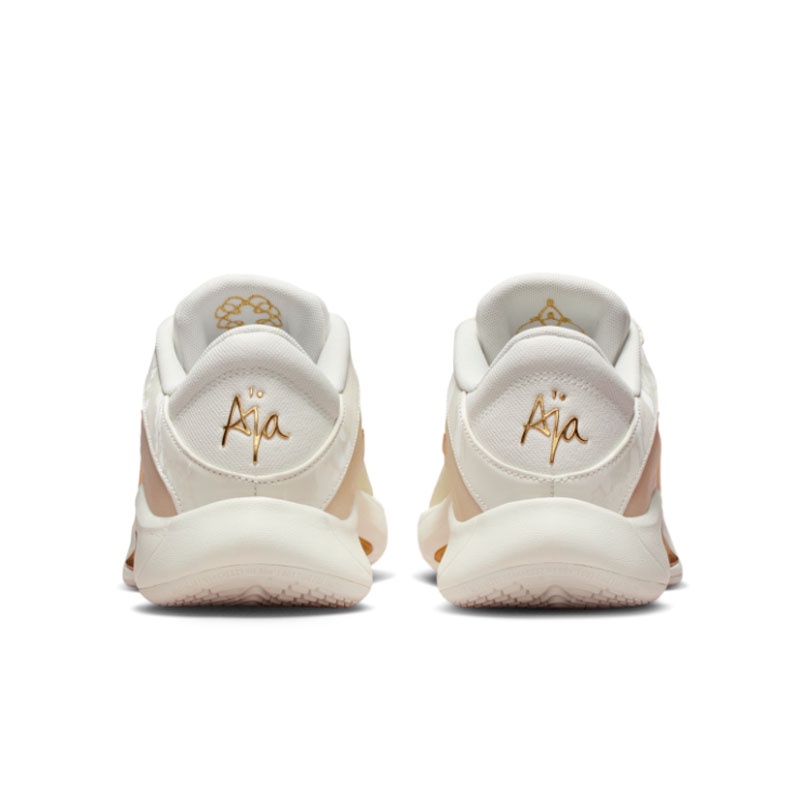 Jual Sepatu Basket Wanita Nike Wmns A'one Ep Sail-Metallic Gold Original Fz8606-102 - hoopspoint.com