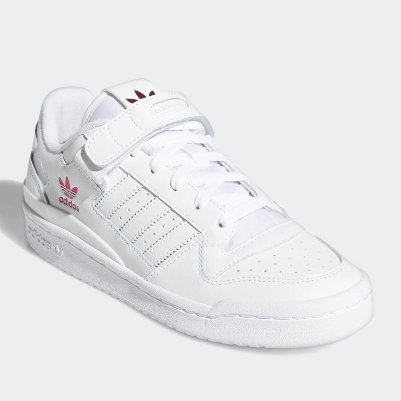 Jual Sepatu Sneakers Wanita Adidas Wmns Forum Low White Pink Original G58001 - hoopspoint.com