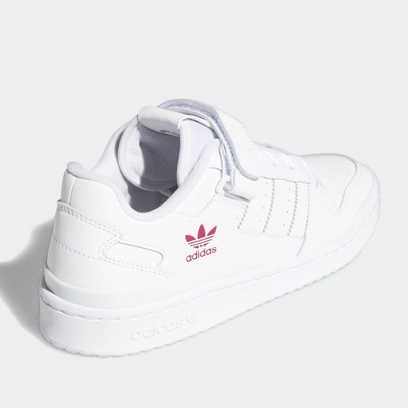 Jual Sepatu Sneakers Wanita Adidas Wmns Forum Low White Pink Original G58001 - hoopspoint.com