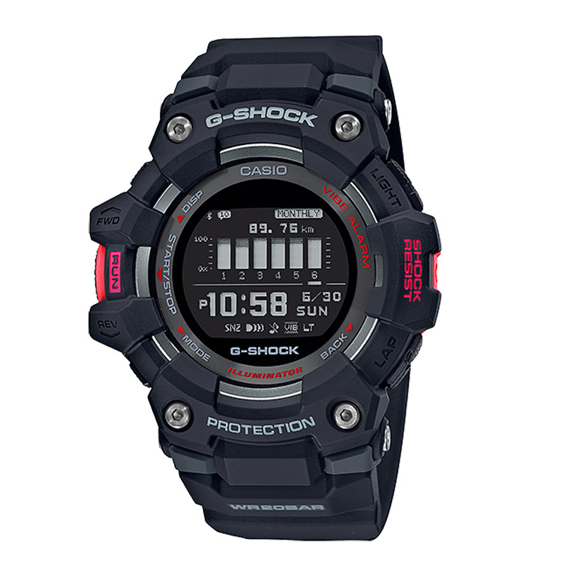 Jual Jam Tangan Training Pria Casio G-Shock G- Squad Smartwatch Black Original Gbd-100-1Dr - hoopspoint.com