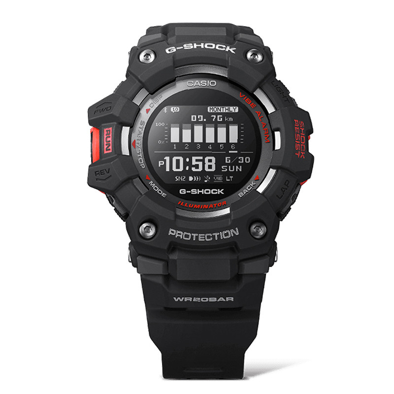 Jual Jam Tangan Training Pria Casio G-Shock G- Squad Smartwatch Black Original Gbd-100-1Dr - hoopspoint.com