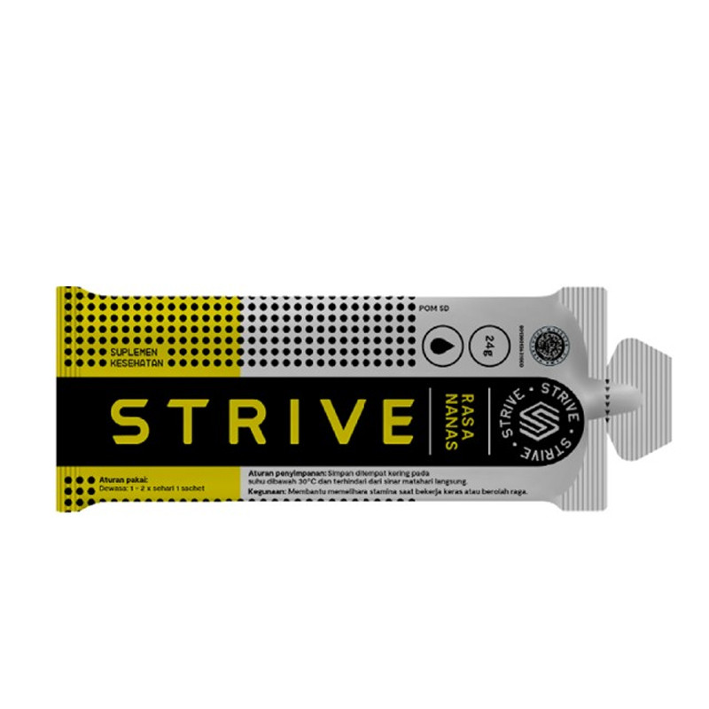 Jual Suplemen Lari Strive Energy Gel Nanas 24Gr Multicolor Original Gel-Nanas - hoopspoint.com