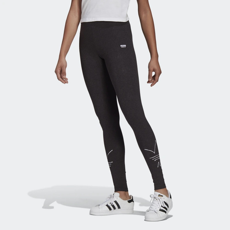 Jual Celana Training Wanita Adidas Wmns R.y.v. Tights Black Melange Original Gn4321 - hoopspoint.com