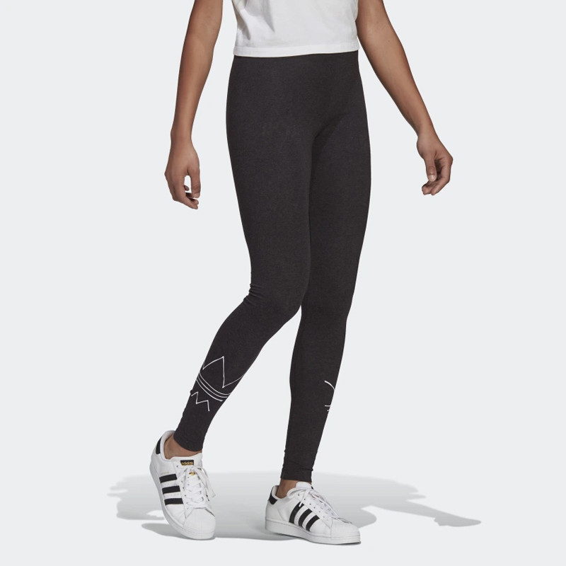 Jual Celana Training Wanita Adidas Wmns R.y.v. Tights Black Melange Original Gn4321 - hoopspoint.com