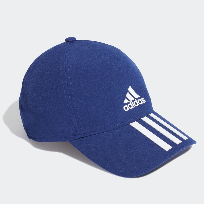 Jual Topi Sneakers Adidas Aeroready 3-Stripes Baseball Cap Blue Original Gr9686 - hoopspoint.com