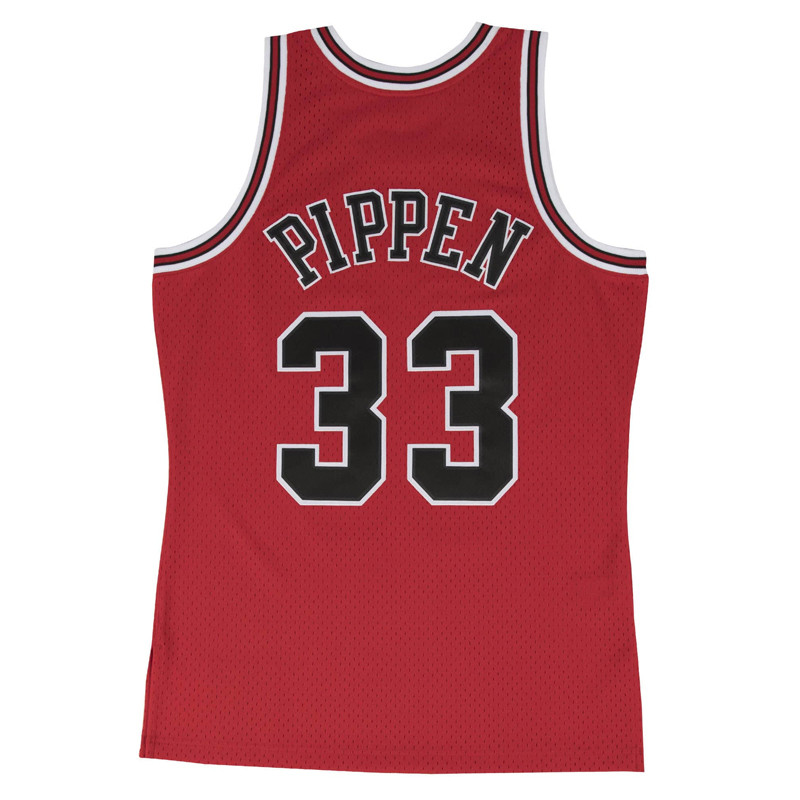 Jual Baju Basket Mitchell N Ness Chicago Bulls Scottie Pippen Swingman Jersey Red Original Gs18153-Cbuscar97Spi - hoopspoint.com