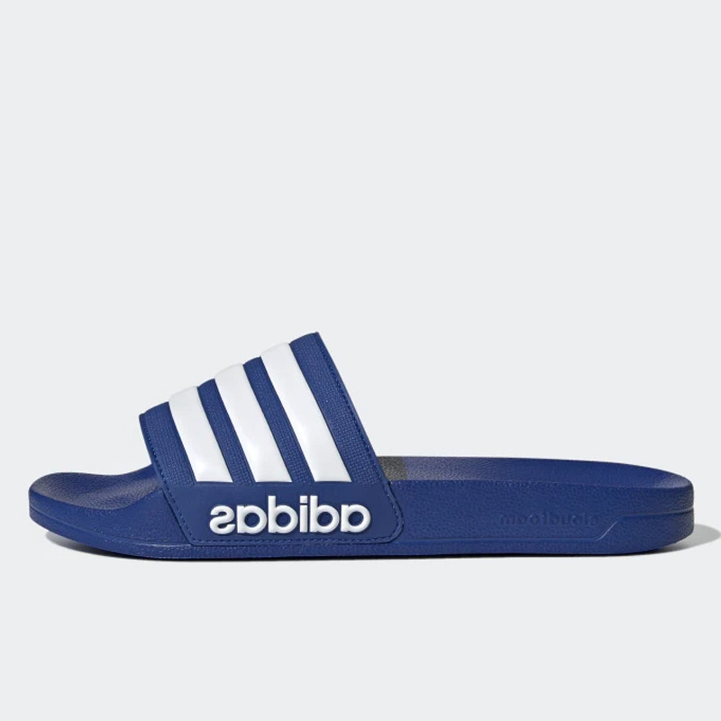 Jual Sandal Sneakers Adidas Adilette Shower Slides Royal Blue Original Gw1048 - hoopspoint.com