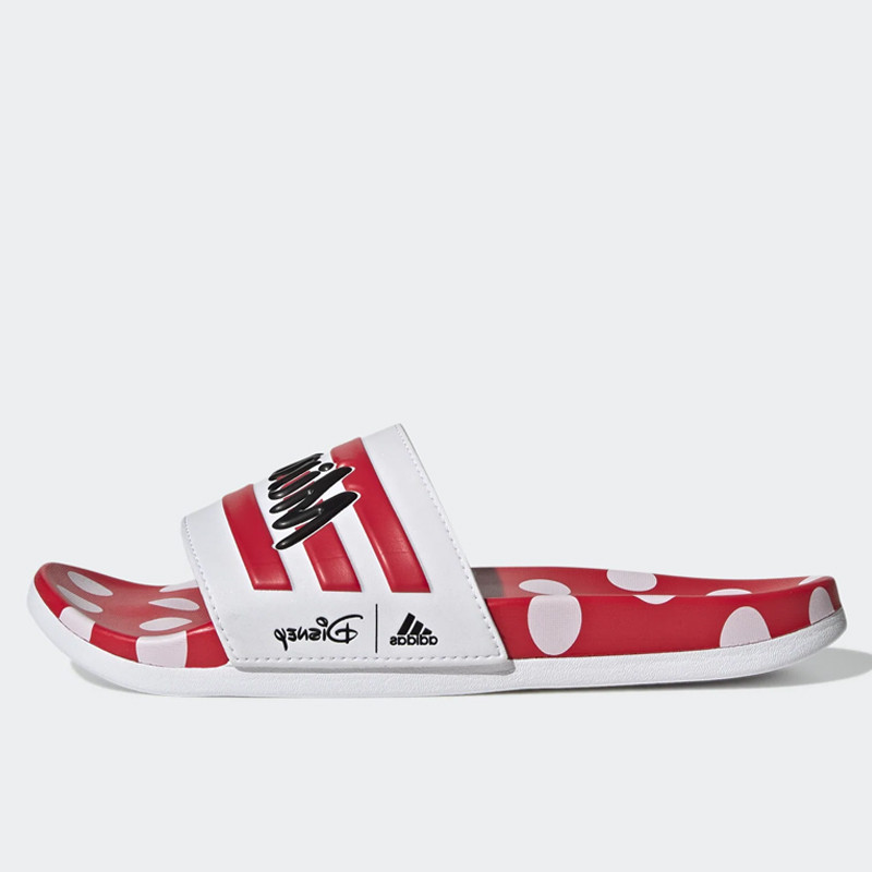 Jual Sandal Sneakers Wanita Adidas Wmns Adilette Comfort Minnie Mouse Slides Red Original Gw1060 - hoopspoint.com