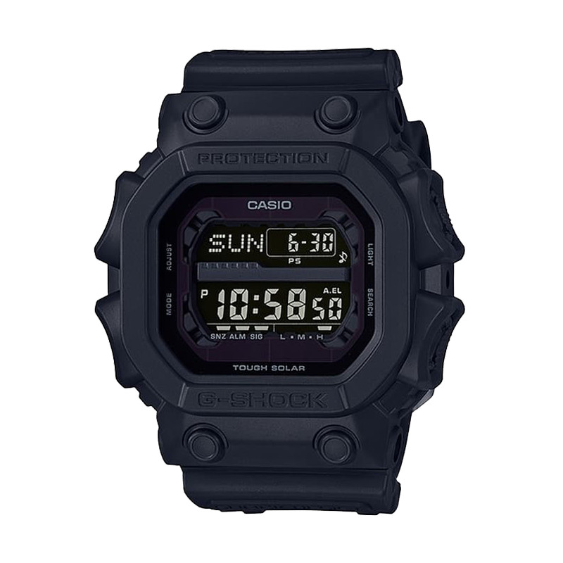 Jual Jam Tangan Training Pria Casio G-Shock Solar Powered Water Resistant 200M Darknight Black Original Gx-56Bb-1Dr - hoopspoint.com