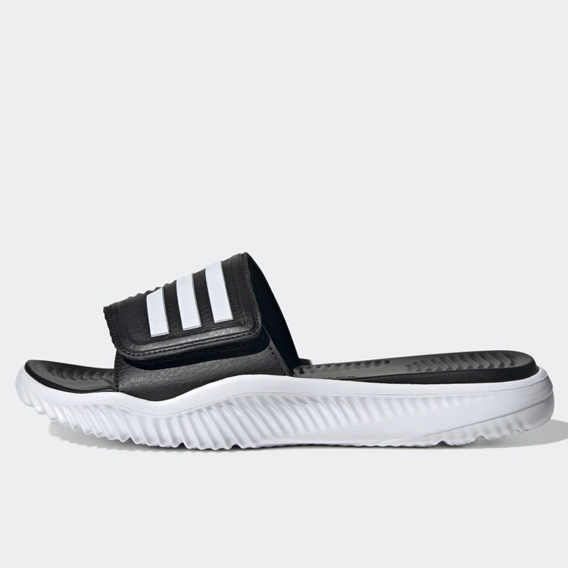 Jual Sandal Sneakers Adidas Alphabounce Slides Black White Original Gy9415 - hoopspoint.com