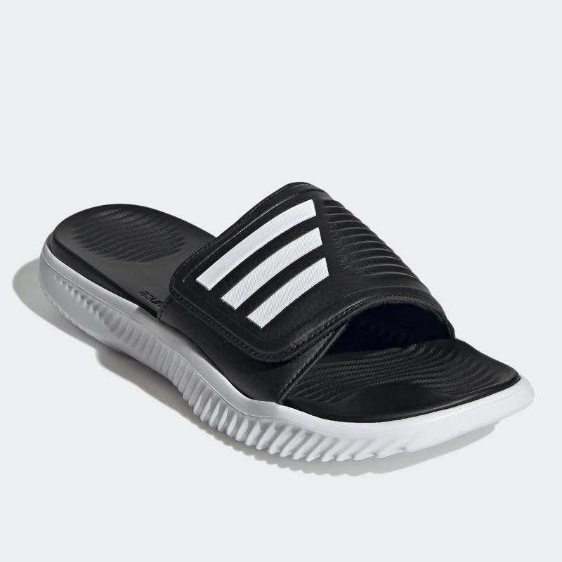 Jual Sandal Sneakers Adidas Alphabounce Slides Black White Original Gy9415 - hoopspoint.com