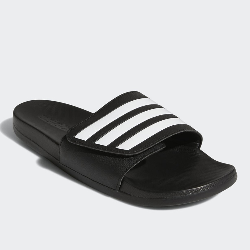 Jual Sandal Sneakers Adidas Adilette Comfort Adjustable Slides Black Original Gz8951 - hoopspoint.com