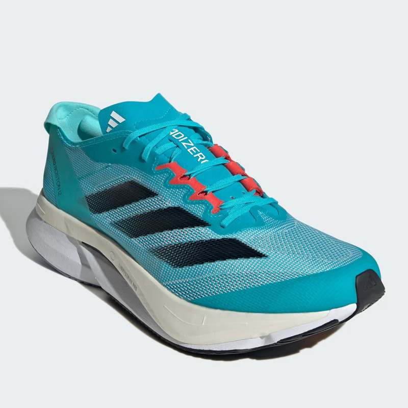 Jual Sepatu Lari Adidas Adizero Boston 12 Flash Aqua Original H03612 - hoopspoint.com