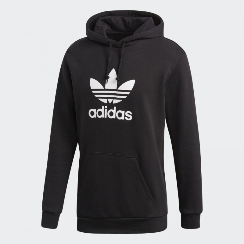 Jual Baju Sneakers Adidas Trefoil Hoodie Black Original H06667 - hoopspoint.com