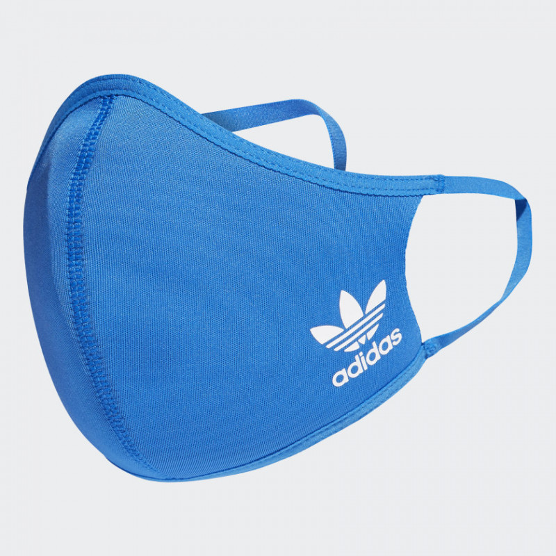 Jual Masker Sneakers Adidas Face Cover Small Blue Original H32392 - hoopspoint.com