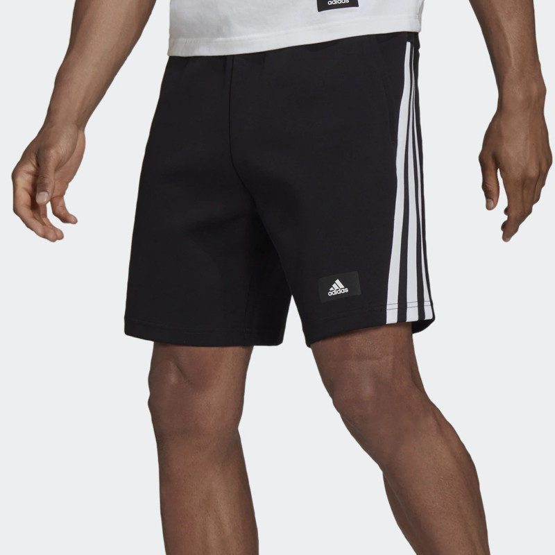 Jual Celana Training Adidas Sportswear Future Icons 3-Stripes Shorts Black Original H46515 - hoopspoint.com