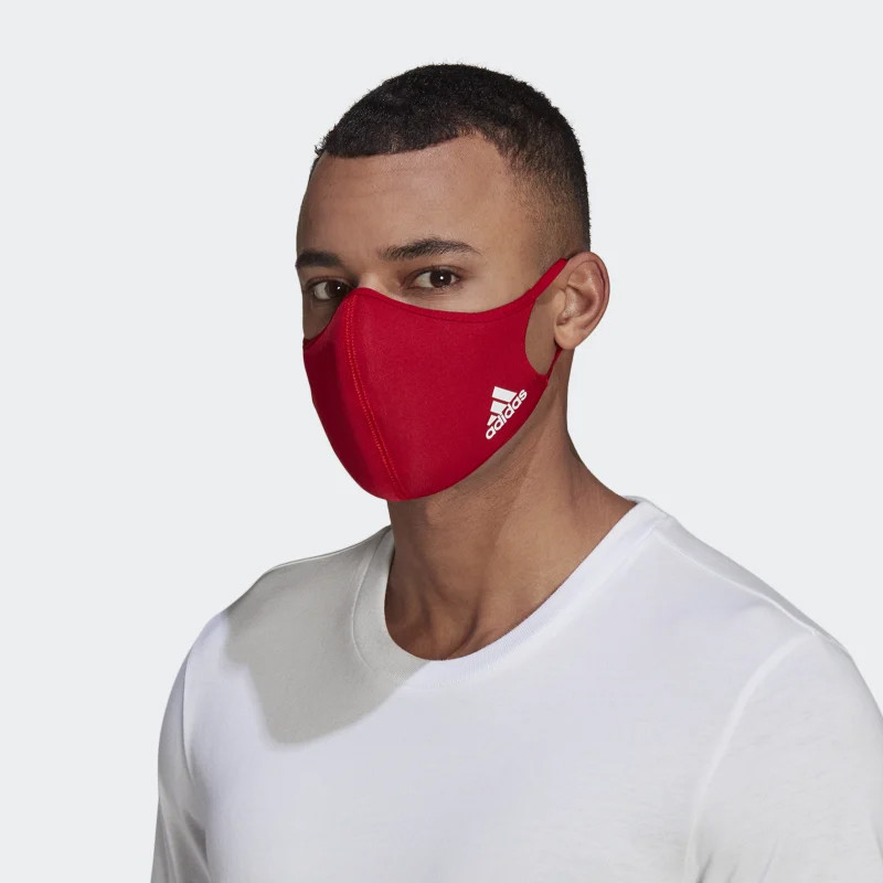 Jual Masker Sneakers Adidas Face Cover Large Power Red Original H52419 - hoopspoint.com