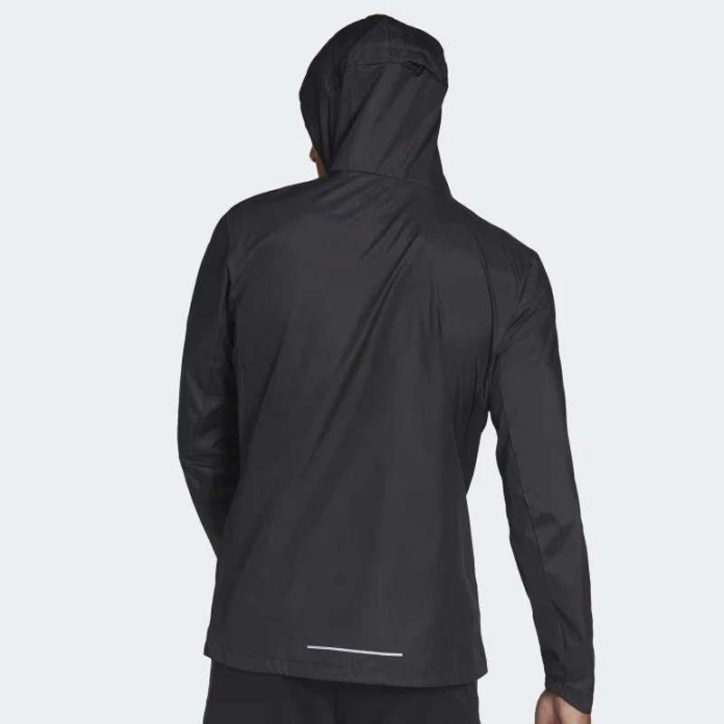 Jual Baju Lari Adidas Own The Run Jacket Black Original H58592 - hoopspoint.com