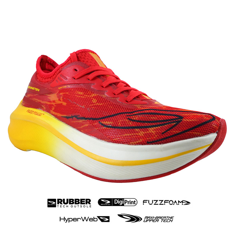 Jual Sepatu Lari Nineten Haze Veloce Merah Original Hazeveloce-Merah - hoopspoint.com