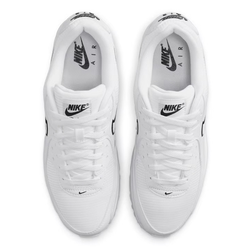 Jual Sepatu Sneakers Nike Air Max 90 White Black Original Hf3835-100 - www.hoopspoint.com