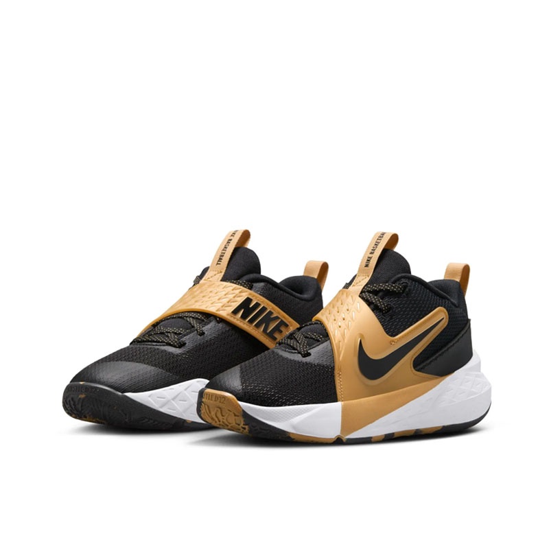 Jual Sepatu Basket Anak Nike Team Hustle D 12 (Gs) Black Gold Original Hf6279-003 - hoopspoint.com