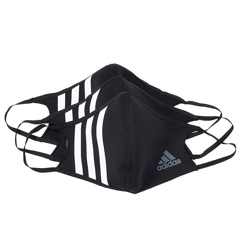 Jual Masker Sneakers Adidas Face Cover 3-Stripes Black Original Hf7045 - hoopspoint.com